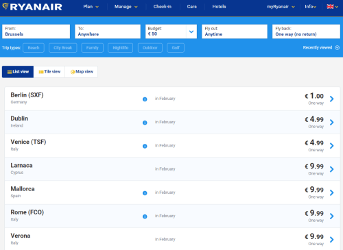 1Ryanair