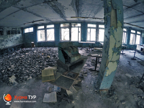 Заброшенная школа в Припяти, Чернобыльская зона